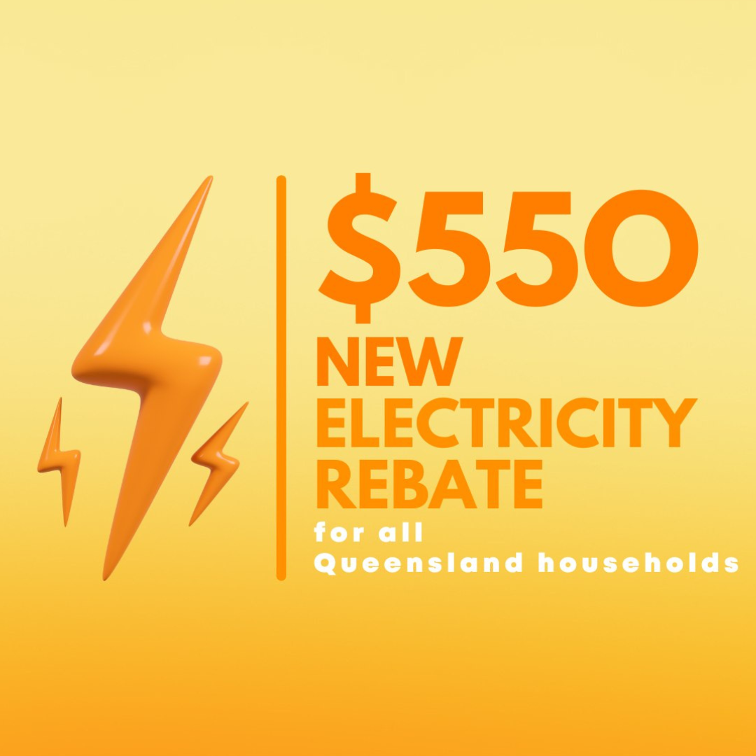 $550 rebates for all Queenslanders